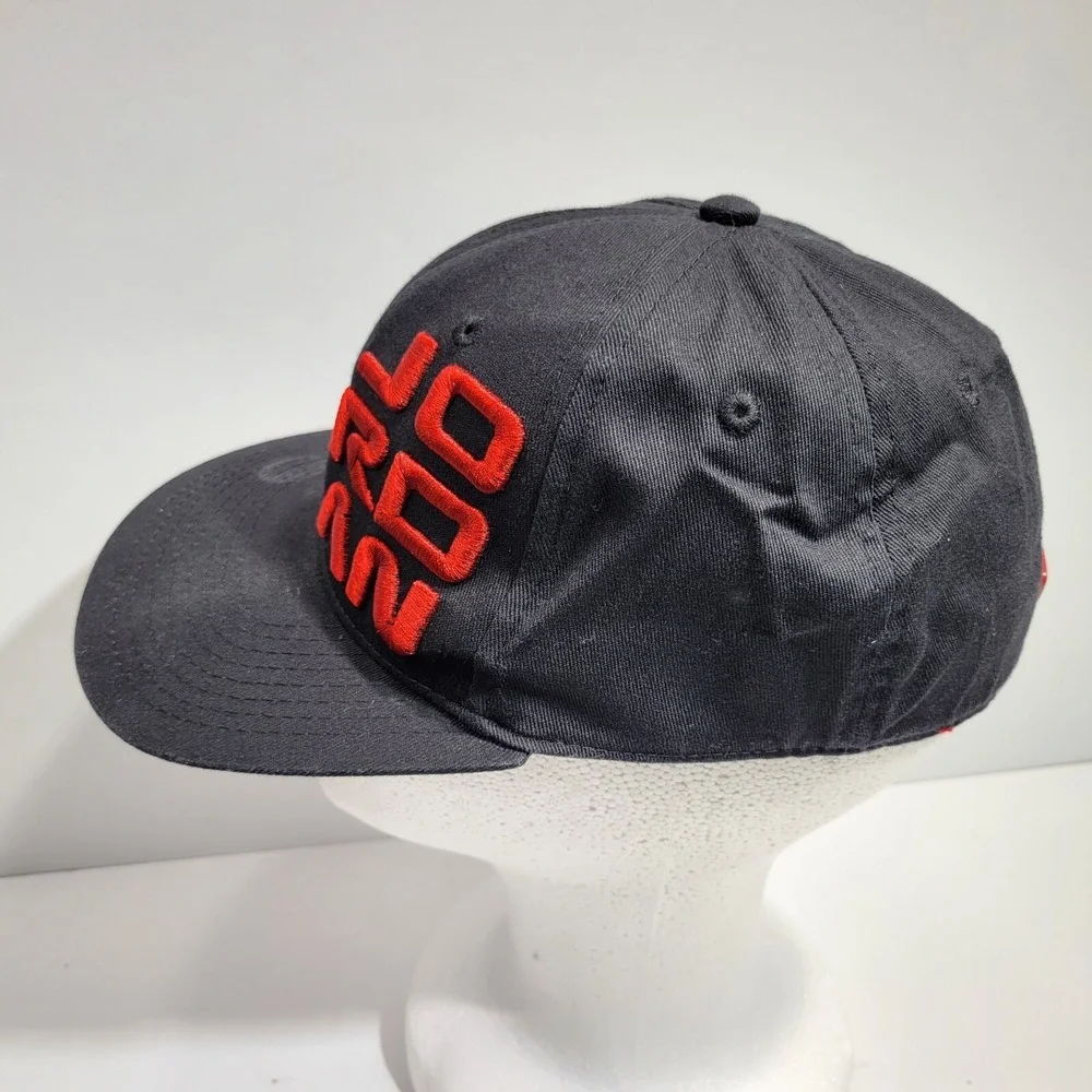 Jordan Hat Cap Black Baseball Hiker Hiking Flat Brim Embroidered Logo Youth